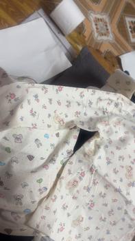 Product Review of S85- [GUANPIGUO]  Đồ dài tay mặc nhà cho bé thu đông sz 80 tới 120 Kem from H**r 0
