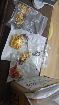 Product Review of จี้เทพเจ้าแห่งความมั่งคั่ง, ขนาดเล็ก, การทานปาก, ทองลุ่มน้ำ, พวงกุญแจโบราณ, ตกแต่ง, ระดับไฮเอนด์, สี่พอร์ต, เหมาะสำหรับแขวนคาร์บอนไฟเบอร์, ครอบครัวสาม, เทพเจ้าแห่งความมั่งคั่ง from 💖**💖 0