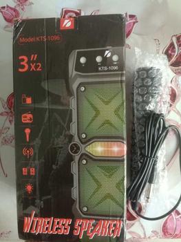 Product Review of Ready Stock!! KTS-1096 Wireless Portable Bluetooth Speaker With Led Light Support Mic from Z** i**s 1