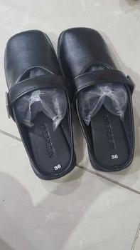 Product Review of [ D88 - chân dày tăng size ]  Sục búp bê quai ngang khuy vuông to dễ phối đồ mùa thu phong cách hàn quốc 2024 Dép sục Sandal nữ from L**g (**) 0