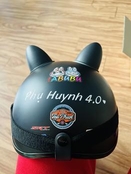 Product Review of Mũ bảo hiểm kính phi công kèm tai mèo 2 màu - Hàng Chính hãng SRT cao cấp, tặng Sticker cute dán mũ from h**5 1
