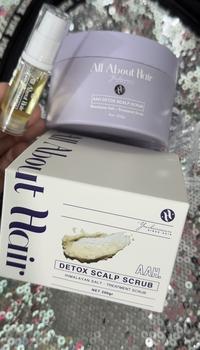 Product Review of Tẩy Tế Bào Chết Da Đầu All About Hair 200gr - Chăm Sóc Tóc, Dưỡng Tóc ( Tặng Xịt Biotin 50ml) from N**y 0