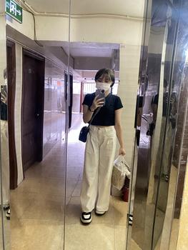 Product Review of Quần Jeans  Suông Nữ Xếp Ly Hai Cạp Kép Phối Túi Trước Chất Jeans Đẹp Pants Women from N**n H**g 0
