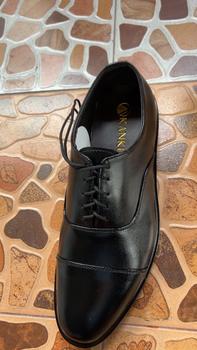 Product Review of KANKUN Cap-Toe Oxford รองเท้าคัทชูผู้ชาย หนังวัวแท้ เกรดพรีเมี่ยม ทรงทางการเรียบหรู สวยดีไซน์ทันสมัย แบบผูกเชือก หนังนิ่ม พื้นนุ่มพิเศษ สีดำ รุ่น KN731 Cap-Toe Oxford from s**3 1