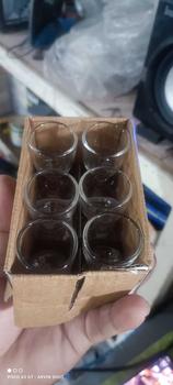 Product Review of PROSPERITY CORPORATION [6PCS] 10ML High Quality Small Goblet Clear Transparent Wine Shot Glass / Elegant Design Shot Glass / Good for Special Occasions & Celebrations / Best for Wedding Gifts & Souvenirs from A**n C**s 1