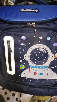 Product Review of School Bag For Kids Boy Astronaut School Bag Waterproof Backpack 1-6 Grades High Capacity from D**a 1
