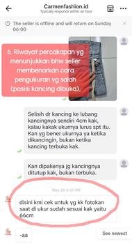 Product Review of Kulot Jeans High Waist Wanita Celana Panjang Denim Fashion CF P529 Biru Muda from n**b 3