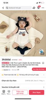Product Review of [ Vải Thun Lạnh ] Quần Áo Sơ Sinh Body Chip Hai Dây Bodysuit Cho Bé Trai Gái Hình Gấu Mềm Mát Voi Kem – [BDCHIP58] from N**c N** 0