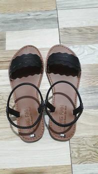 Product Review of GHShoes VD03 - Giày sandal nữ quai lượn sóng mũi tròn đi học đi chơi DéP đi chơi đi làm Chân đế phẳng (1 cm trở xuống) Dép xăng đan Jean Đế Bằng dép  nữ ngang thấp 1402 from m** m** 0