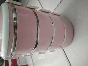 Product Review of Rantang Susun 4 Stainless Polos | CD51-4 Plastik Simple from f**7 1