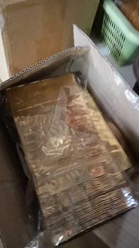 Product Review of ถุงซิป หน้าใสด้านหลังทอง ตั้งได้จำนวน 50 ใบ from n**e 0