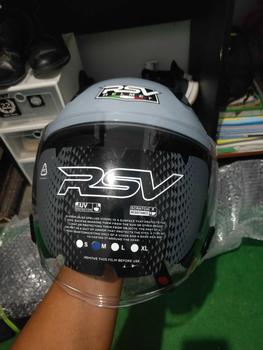 Product Review of HELM Half face RSV SV300 MODERN GREY Motorcycle from x**_ 1