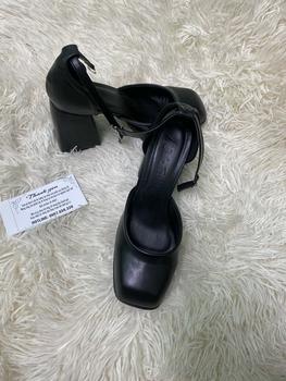 Product Review of (Phúc Minh) GIẦY Cao Gót Nữ Bít Hậu Trơn Chất Liệu Da Mờ Mũi Vuông 10 phân (Phom rộng) Shoes giàycaogót DéP giay cuoi bup Women giay  7 from S**y h**g 0