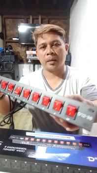 Product Review of DJ SCORPIO (DJS-99) - 10-Channel Power Switch Controller / Power Controller - (1-Year-Warranty) Audio Microphone Power Extension Controller from j**y 0