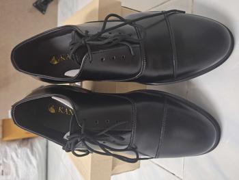 Product Review of KANKUN Cap-Toe Oxford รองเท้าคัทชูผู้ชาย หนังวัวแท้ เกรดพรีเมี่ยม ทรงทางการเรียบหรู สวยดีไซน์ทันสมัย แบบผูกเชือก หนังนิ่ม พื้นนุ่มพิเศษ สีดำ รุ่น KN731 Cap-Toe Oxford from ล**อ 0