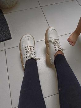 Product Review of Sepatu Wanita Moderen Cantik Sneakers Viral Comfy Ootd Fashion Bahan Pu  Bora from M**a D**a 0