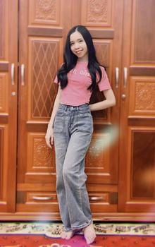 Product Review of Quần Jean Ống Rộng "Uri Jeans" Tulidu, Ống Đứng Rộng Chất Co Giãn Vải Cotton Jeans Cao Cấp [S90] from É** N** 1