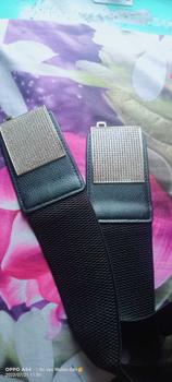 Product Review of Gesper Cewek Ikat Pinggang Lebar Sabuk Wanita Belt obi Fashion Branded Korea Panjang Import Silver Hitam Karet from n**g @**. 2