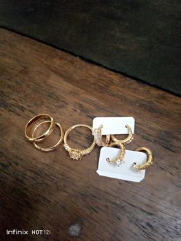 Product Review of Yaxiya Anting Jepit / Klip Wanita Mata Satu Simpel Perhiasan Aksesoris 764 from D**i 0