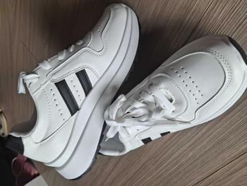Product Review of MIA_Shoes White Leather Running Shoes with Comfy Thick Bottom and Trending Style for All Seasons Footwear Casual Closed Sports Shoes from A**e 1