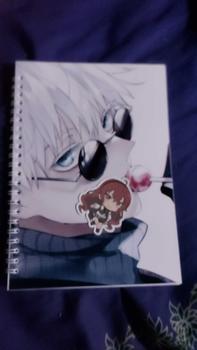 Product Review of notebook / buku catatan / bloknote anime Jujitsu kaisen full colour murah limited ukuran A6 dan A5 from フ**🍂 0