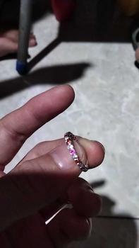 Product Review of Nhẫn đá màu ngón út bạc ta ( ĐK nhẫn 1.4cm) 1sz nha khách cá tính HHj bạc đẹp hải hạnh from g**0 1