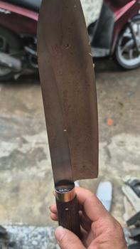 Product Review of Dao thái lọc thép trắng không rỉ cao cấp rèn Xưởng Dao Minh Huệ from T**é 0