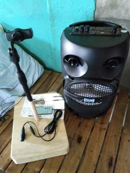 Product Review of 8.5 inches home Karaoke Portable Wireless Karaoke Bluetooth Speaker with FREE MIC from J**y b** 2