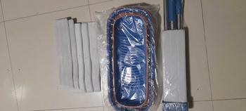 Product Review of สินค้าพร้อมส่ง ไม้ถูพื้นขนาด 42 ซม.+ถังน้ำพับได้+ผ้า6ผืน ไม้ถูพื้น   สําหรับทําความสะอาด from ว**ี 2