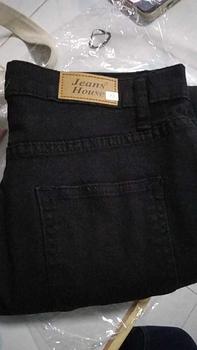Product Review of มีไซส์ใหญ่ กางเกงยีนส์ ทรงเดฟยืด สีดำ ปักนกกระเป๋าหน้า jeans 156 from แ**า 0