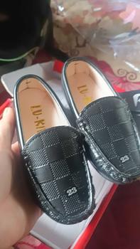 Product Review of ( T.ang 10c khẩu trang)  Giày Lười Da Mềm Dành Cho Bé Trai từ 1-9 tuổi Màu Nâu, Đen Kem from m** r**p 0