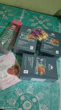 Product Review of 3 BOX WEN COLLAGEN STRAWBERRY BPOM from W**7 2