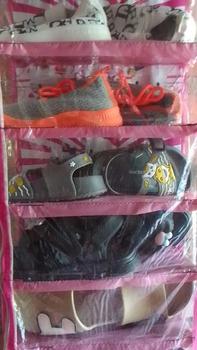 Product Review of HSO RAK SEPATU 9 susun Resleting- Rak Sepatu Gantung Penyimpanan from A**🌸 0