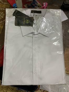 Product Review of Sơ Mi Lụa Màu Trơn Tay dài chất liệu lụa mềm mịn phom body Áo Menswear Trắng from N**n V** T**3 2