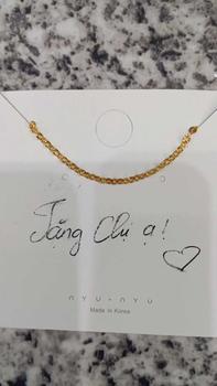 Product Review of (Tặng 1 dây không mặt) Dây chuyền Trang Sức Nữ Titan chữ H không đen, không gỉ from H**g ** T**y 0