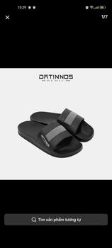 Product Review of Dép Quai Ngang DATINNOS Nam Nữ Thời Trang Đế Đen Quai Đen DATINNOS DT15 - FULLBOX Và Bảo Hành dép Lê Slipper Đế Bằng Dép Quai Ngang from N** H**h 0