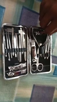 Product Review of Alat Gunting Kuku Perawatan Mempercantik Kuku Manicure Pedicure Medipedi Stainless Steel Nail Art Set Tangan kikir kuku 1 set from N** F**5 1