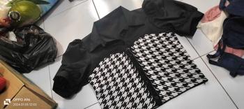 Product Review of Suzan Blouse Kemeja Mix Cotton Knit - Rajut Korea Style Atasan Wanita TM 70135 from @** m**s 3** 2