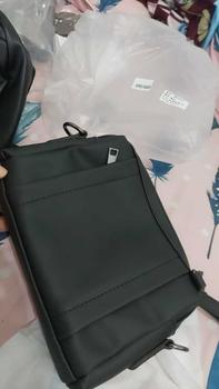 Product Review of Tas Selempang Pria Kulit Tas Tangan Clutch Bag Pria PRAHA BLACK hitam cowok from e**g 0