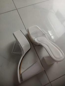 Product Review of (lùi size chân gầy)Dép Guốc nữ 12p -cao gót mũi vuông quay ngang trong mềm đúp trước 3cm. from H**g L** 0