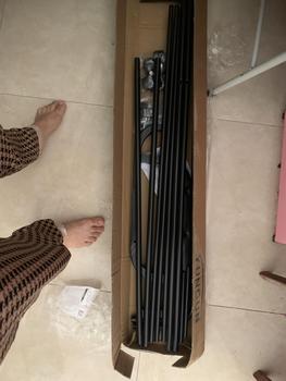 Product Review of Giá phơi quần áo hai tầng đa năng, hai thanh treo chịu lực tốt, chất liệu kim loại chắc chắn, giá đựng giày và giá treo quần áo đa năng tiện lợi, lắp ráp đơn giản, tiện lợi from t**g t**m 9** 1