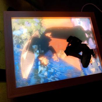 Product Review of 【FEELLAB】Artistic Lamp Painting Acrylic Led Lamp Three Color Light Changing Gojo&Geto from R**🇭 2