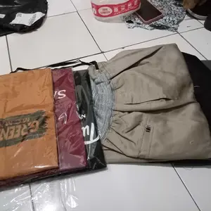 Promo 3 kaos + 3 cinos hanya 100rb Katun Celana Pendek Pria Dewasa