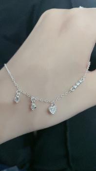 Product Review of Lắc tay bạc nữ trái tim mini Heart s925 - MetooSilver from L**n 0