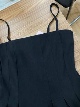 Product Review of Váy 2 dây đi biển, Đầm 2 dây dự tiệc Oni.Clothes, xẻ trước xếp ly eo ngực tôn eo dáng xinh xắn dễ phối, vải kate cao cấp Dress from D**g C** Đ** 0
