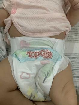 Product Review of (TẶNG 100 MIẾNG LÓT THẤM SỮA) 1 BỊCH Tã Bỉm Topgiakids pH<7 an toàn cho da bé, mềm mại, mỏng nhẹ, chống tràn tối đa tặng 100 miếng lót thấm sữa và kèm 2 miếng dùng thử (TDN) from u**1 0