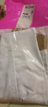 Product Review of Sơ Mi Lụa Màu Trơn Tay dài chất liệu lụa mềm mịn phom body Áo Menswear Trắng from M** D**n 2