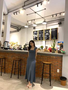 Product Review of Nữ váy ba lỗ xoè thun gân / Đầm body BALO X ullzang basic  2024 Women Dress Sen Voan from E** b** 3