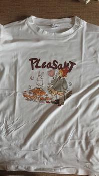 Product Review of เสื้อยืด เสื้อยืดแฟชั่น เสื้อยืดสไตล์คู่รัก Cotton เสื้อพิมพ์ลาย เสื้อยืดขาว เสื้อยืดสีดำ ใส่ได้ทั้งชายและหญิง ผ้านุ่มละมุนสุดๆ ราคาส่ง ส่งเร็ว Clothing from r**k 1
