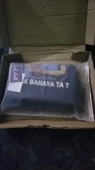 Product Review of Kaos Dekat Gak Harus Menjilat Gak Bahaya Ta Premium Katun Combed Distro 24s Nyaman from M**7 3